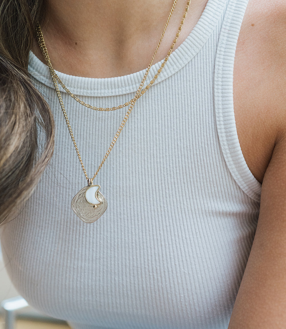 Sikka Coin Pendant Necklace - Osadia Concept Store