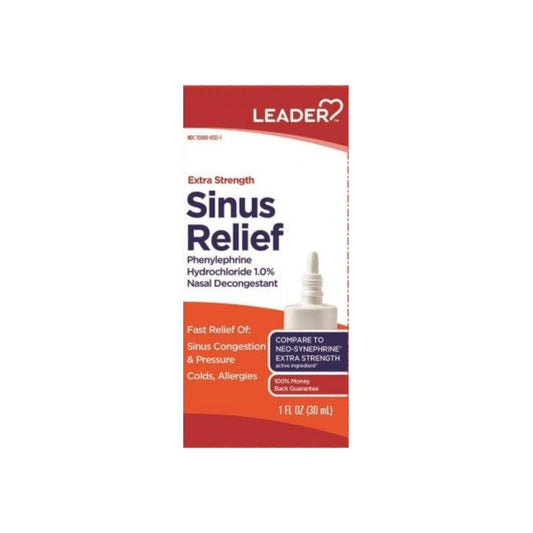 Leader Extra Strength Sinus Relief Nasal Spray, 1 Oz