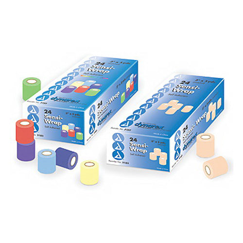 Dynarex Sensi Wrap Self Adherent Bandage Roll 3"X5 Yards # 3173, Tan Color