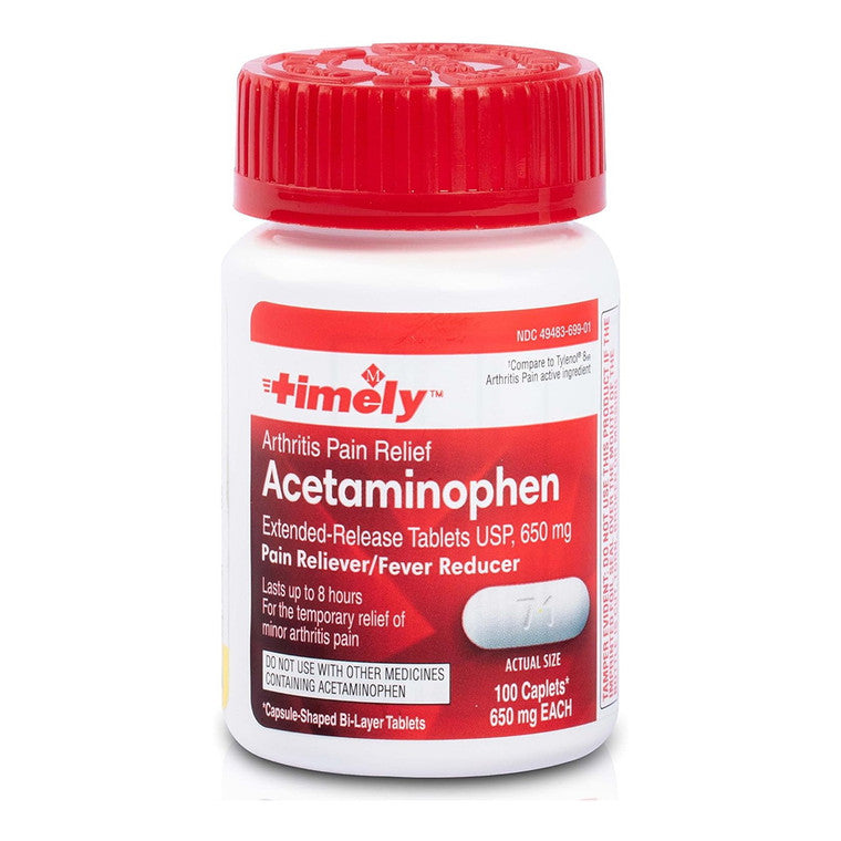 Time-Cap Labs Timely Acetaminophen 650 Mg, 100 Caplets