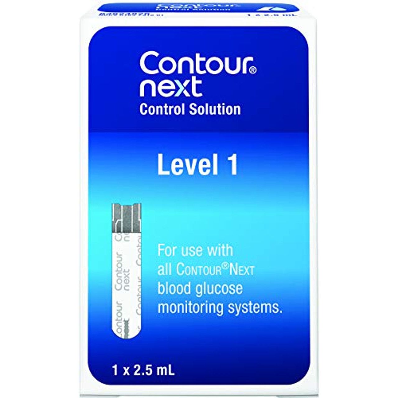 Bayer Contour Next Control Solution For Glucose Test Meter, Level 1, 2.5Ml Bottle