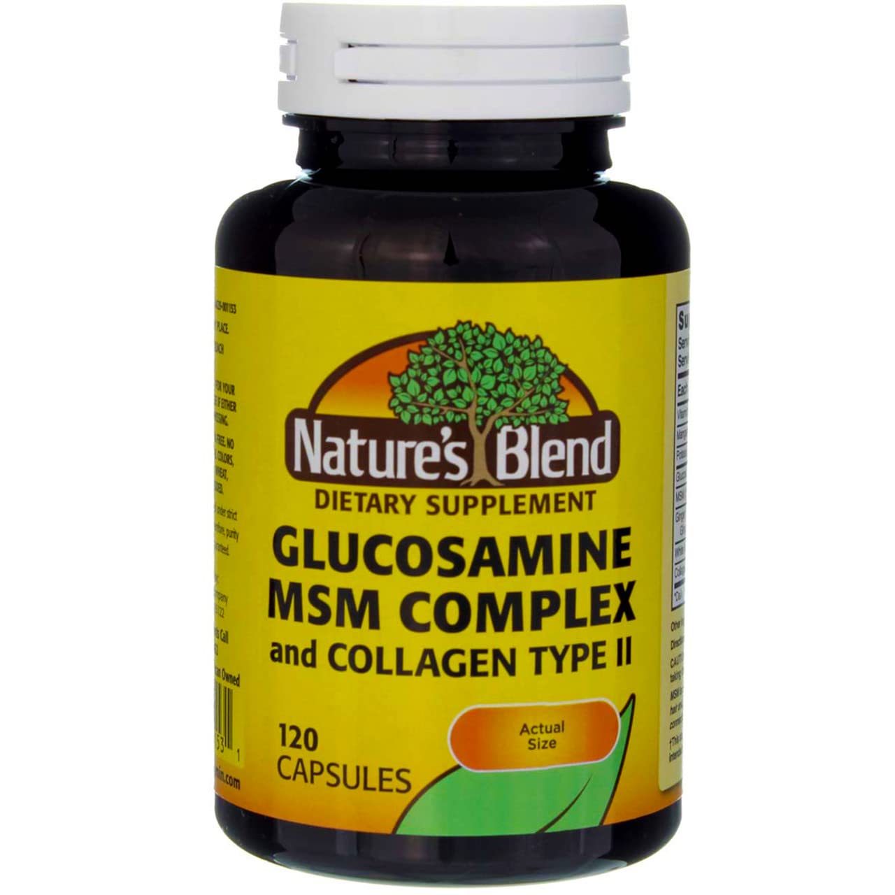 Nature's Blend Glucosamine & MSM Complex & Collagen Type II, 120 Caps