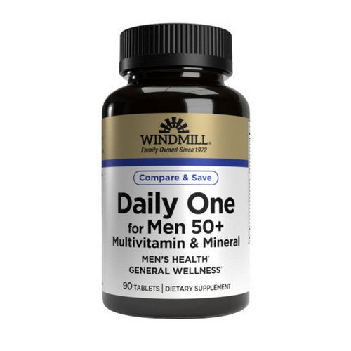 Windmill Health, Daily One For Men 50+, 90 Tablets
