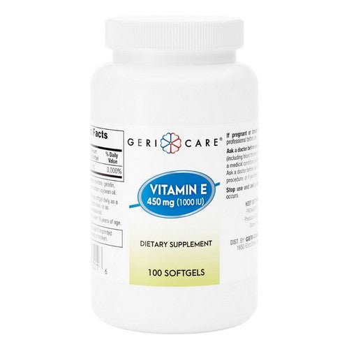 Sunmark Geri-Care Vitamin E Supplement, 100 Tablets