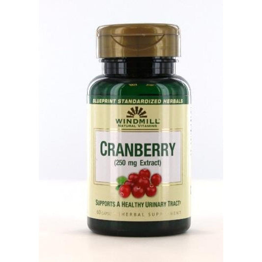 Windmill Cranberry 250 Mg Extract 60 Capsules