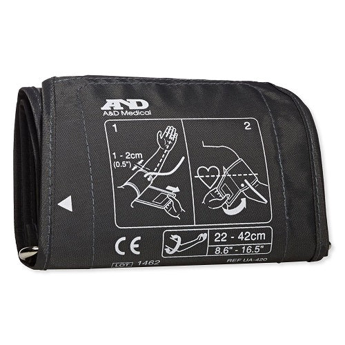 LifeSource A&D Upper Arm Blood Pressure Cuffs Wide Range 1 Unit