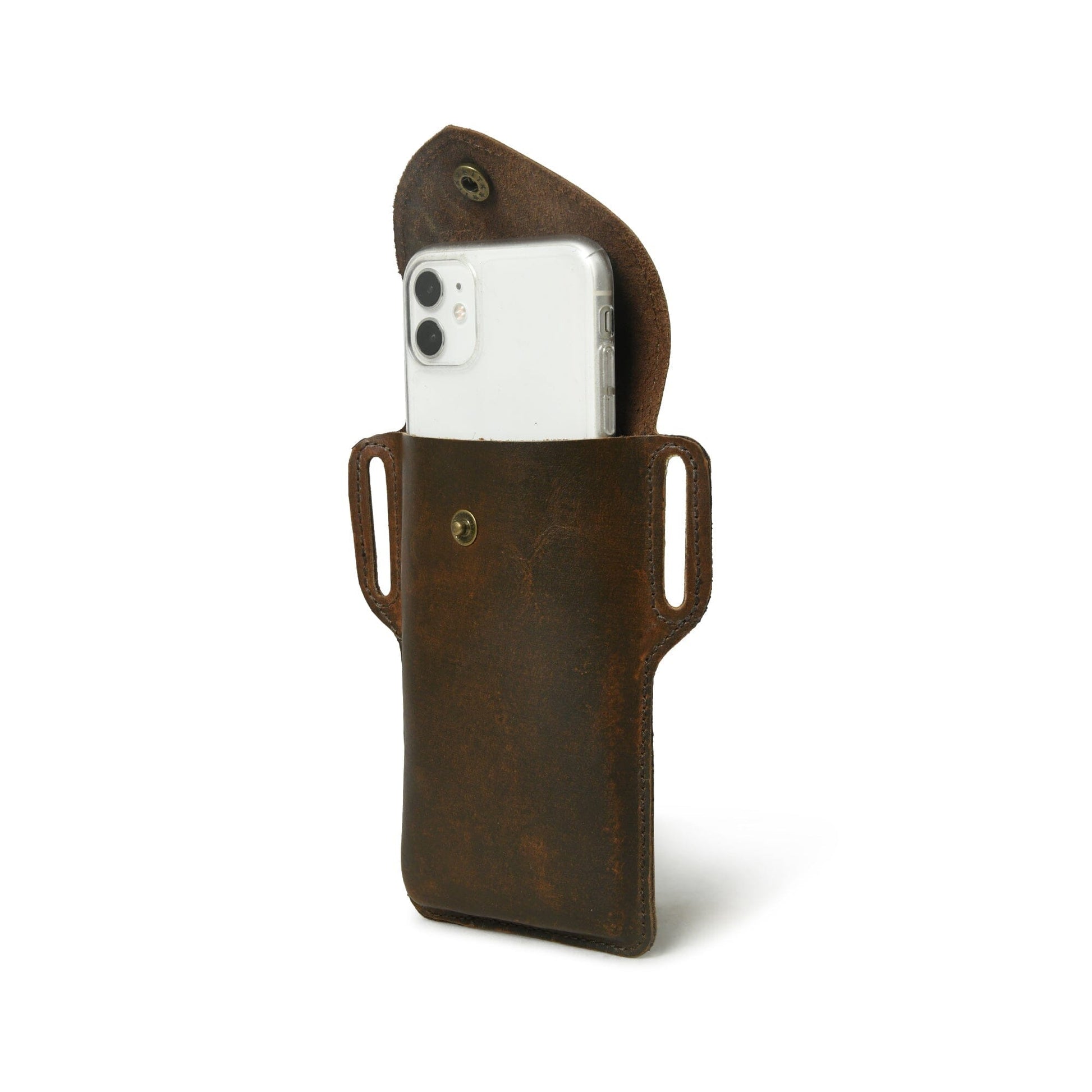 Mobile Holster Case- Dark Brown - Osadia Concept Store