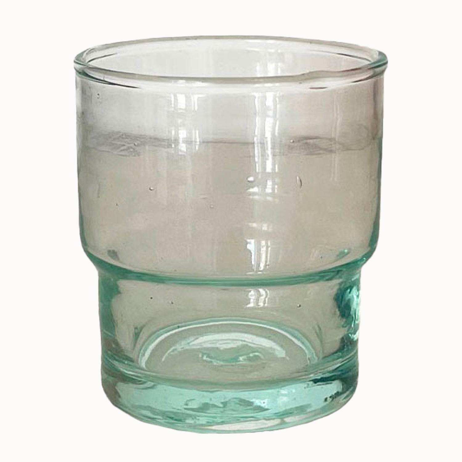 Moroccan Handblown Column Glasses | Set of Two - Osadia Concept Store