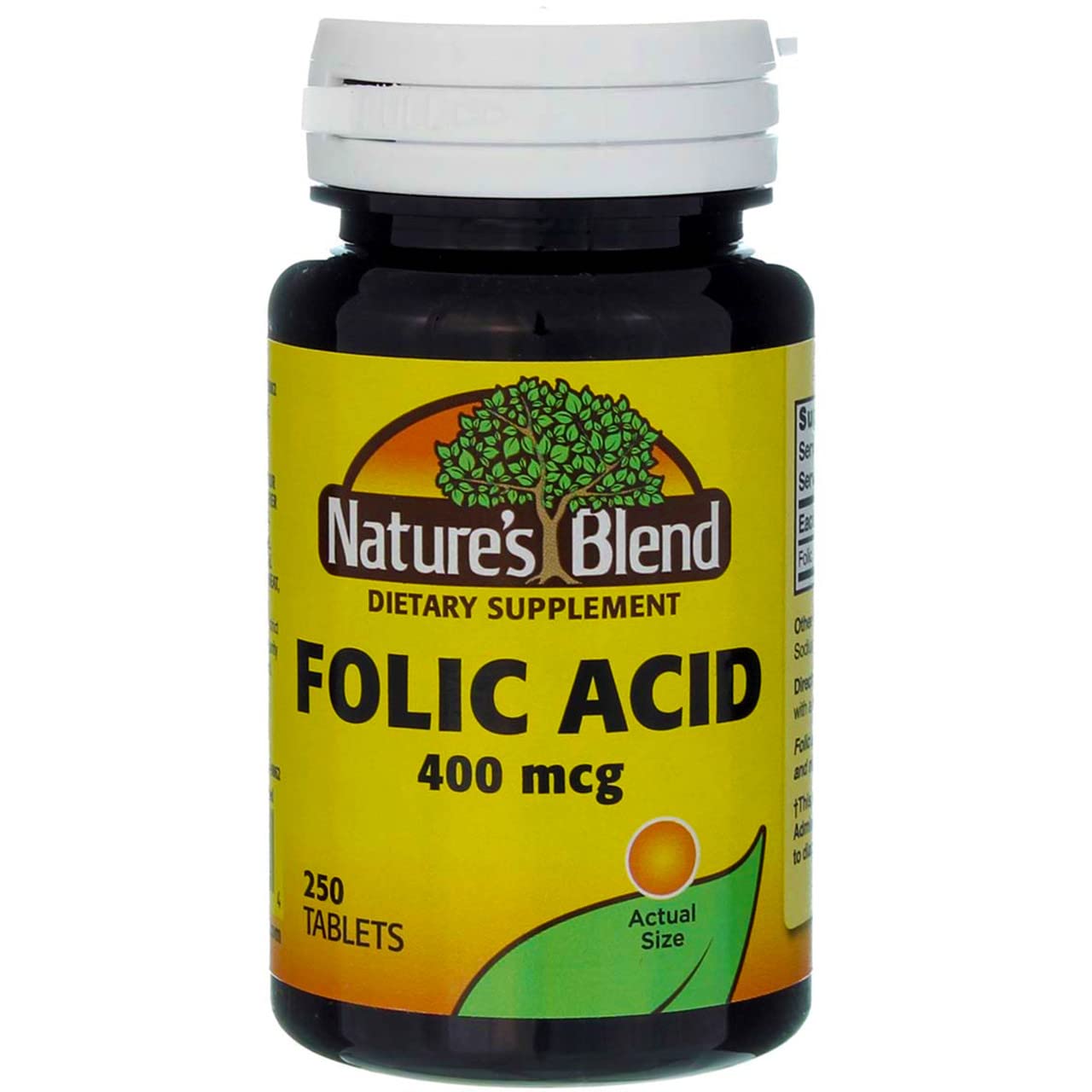 Nature's Blend Folic Acid 400 Mcg Tablets