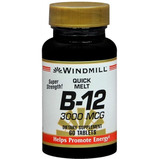 Windmill B-12 3000 Mcg Quick Melt Tablets