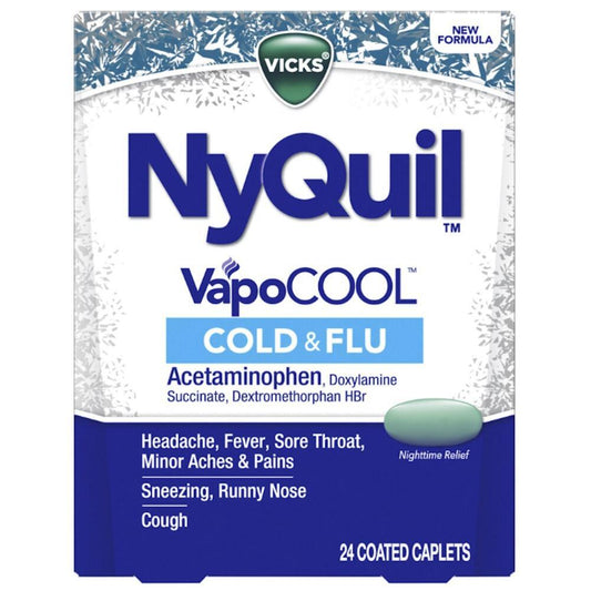 NyQuil Vicks VapoCool Cold & Flu Caplets