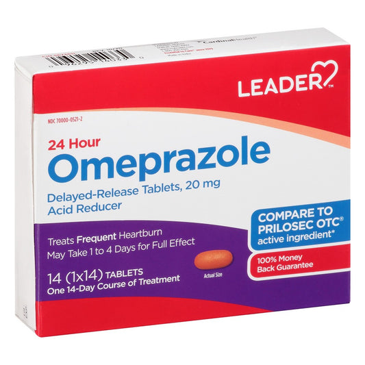The Leader Tablets 20 Mg Omeprazole