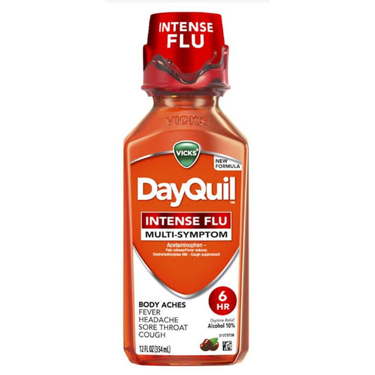Vicks DayQuil Intense Flu Multi-Symptom Liquid Medicine