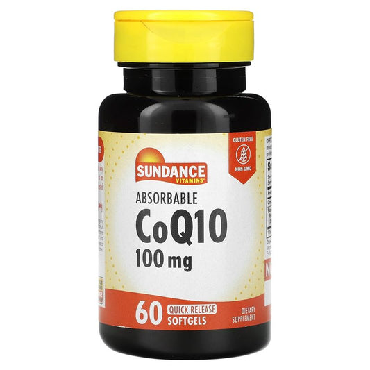 Sundance Vitamins Coq10 100 Mg Plus 60 Softgels