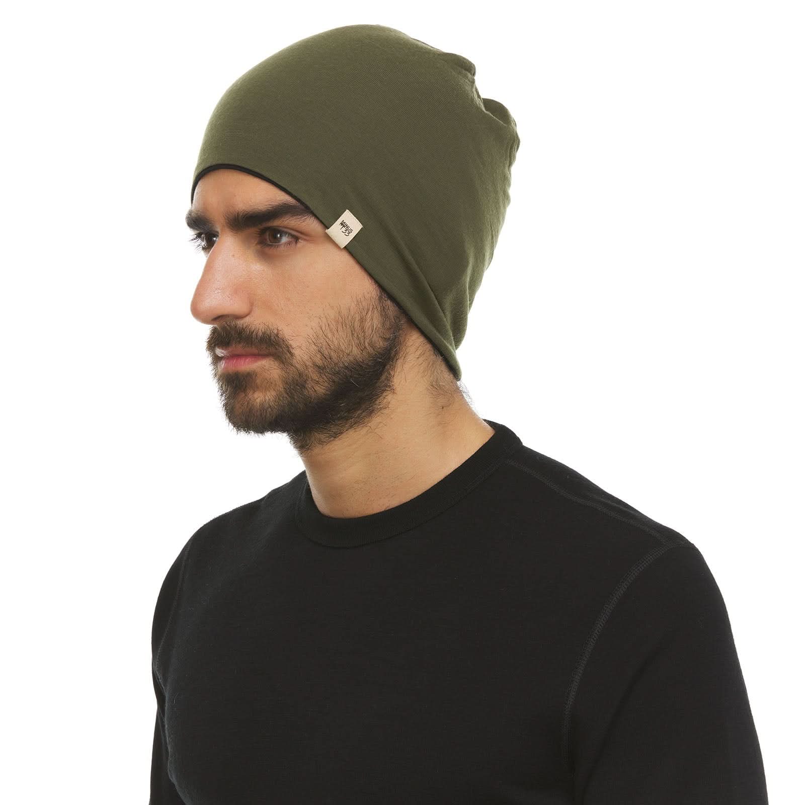 Microweight Reversible Wool Beanie - Woolverino - Osadia Concept Store