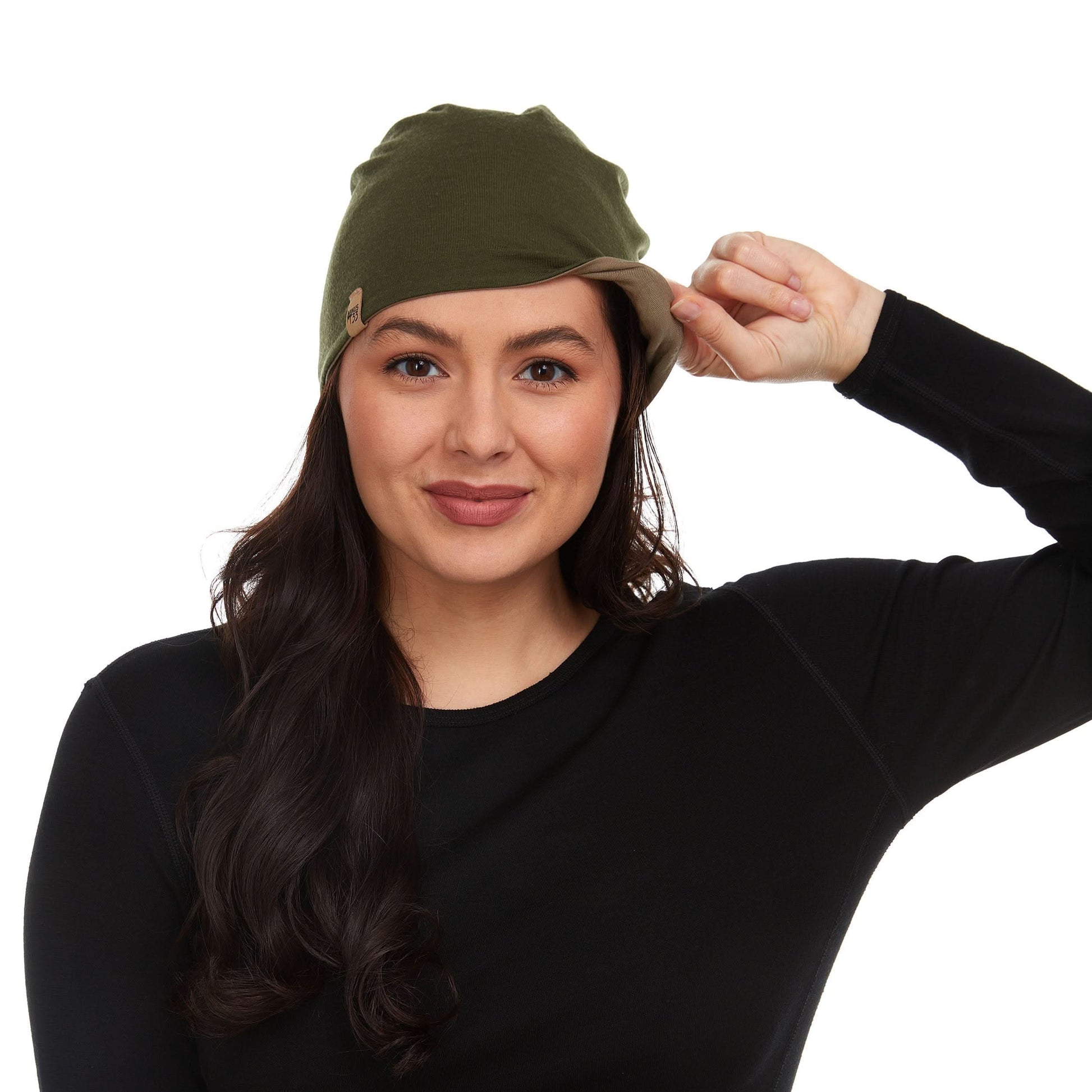 Microweight Reversible Wool Beanie - Woolverino - Osadia Concept Store