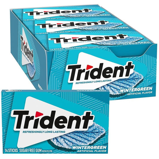 Trident Sugar-Free Gum Value Pack - Wintergreen