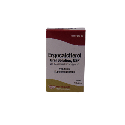 Ergocalciferol Oral Solution 200 MCG 2Fl Oz, 1 Each, By Westminster Pharmaceuticals