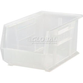 Quantum Storage Systems Plastic Stack & Hang Bin 8-1/4″”W X 13-5/8″”L X 6″”H Clear