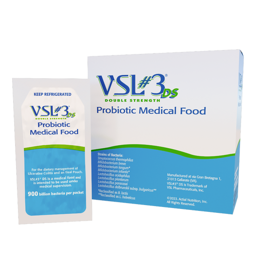 Vsl#3 High-Potency Multi-Strain Probiotic - Double Strength 900 Billion CFU 20 Powder