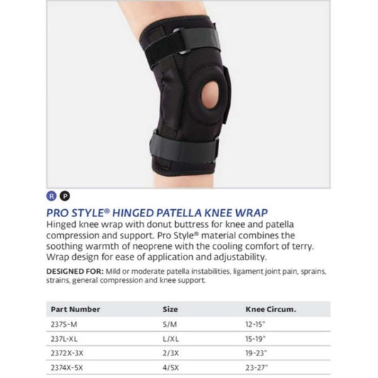 Bell-Horn Knee Wrap Hngd L