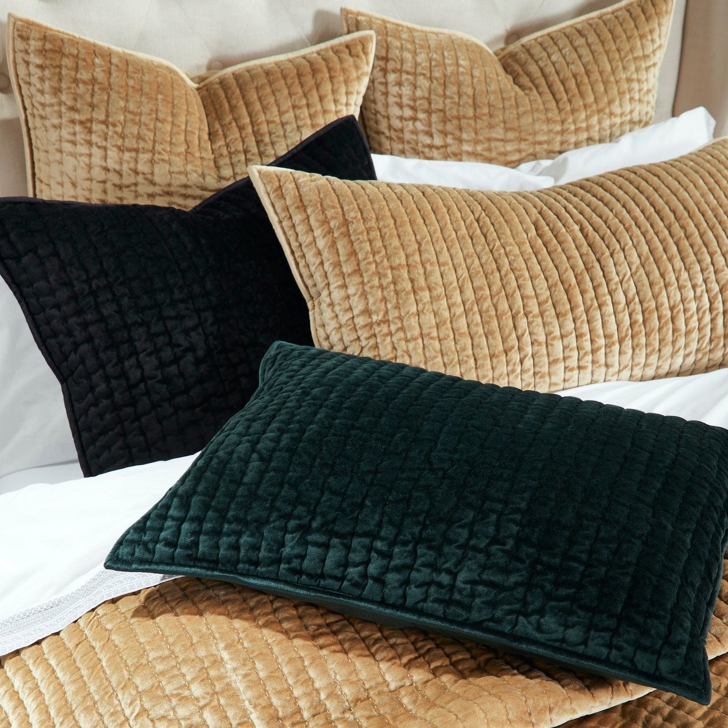 Walton Channel Velvet Quilt Sham