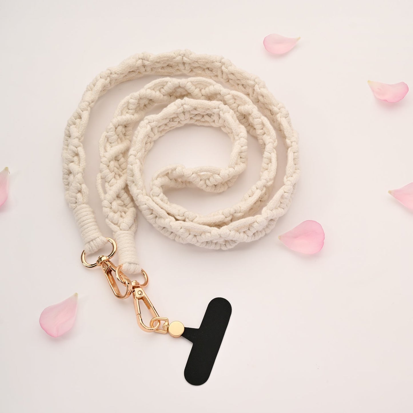 Wear Hope Macramé Crossbody Strap in Natural