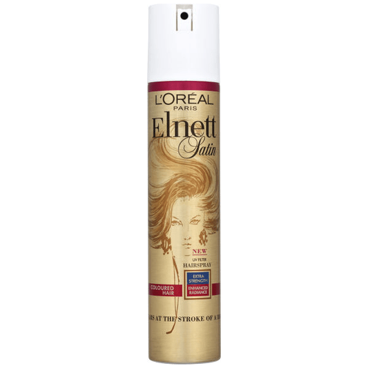 L'Oreal Elnett Satin Uv Filter Coloured Hair Extra Strength Hairspray 300Ml