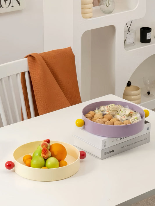Jelly Bean Fruit Tray, Whimsical Dopamine Decorative Tray