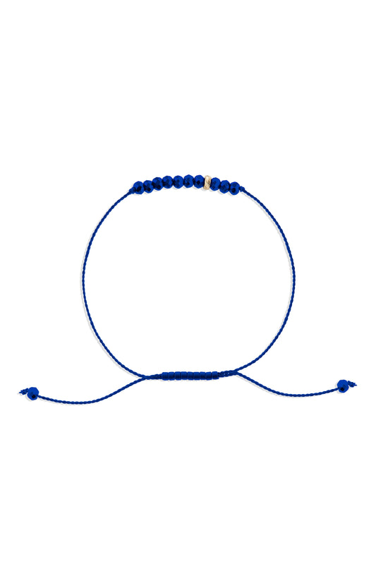 The Energy Project Bracelet – Expression With Lapis Lazuli & Solid 14K Gold Bead