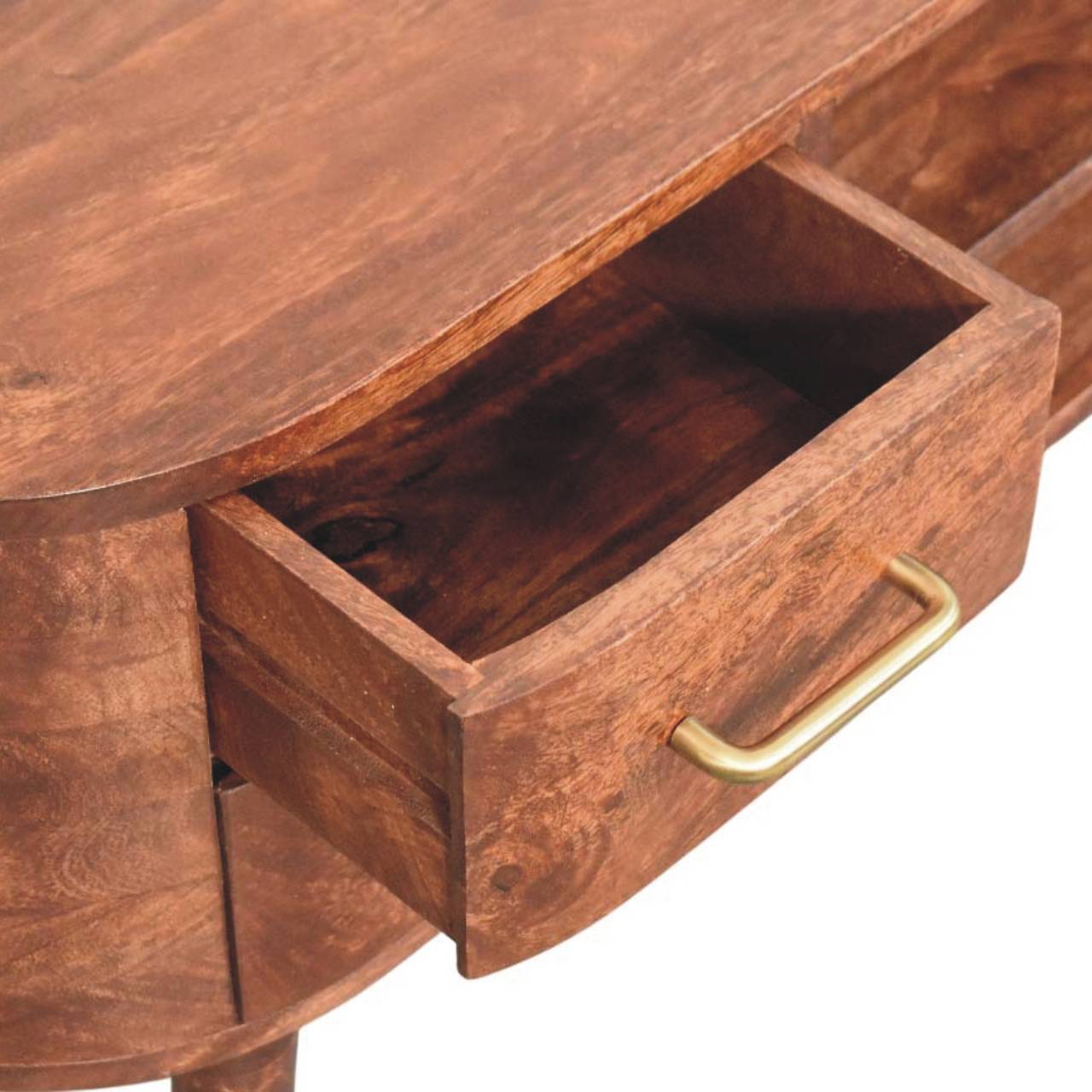 Solid Wood Jetson Curve Media Console