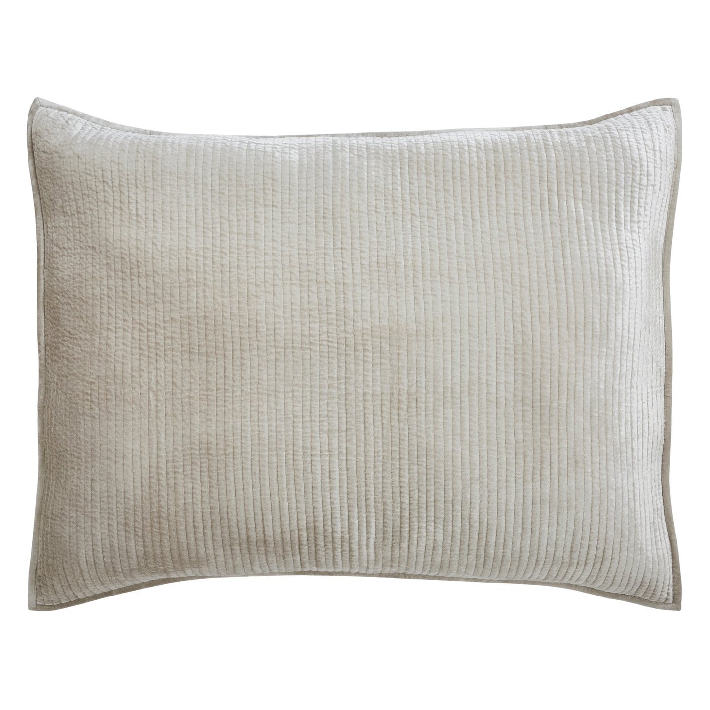 Spencer Channel Stitch Velvet Coverlet Sham - Clearance
