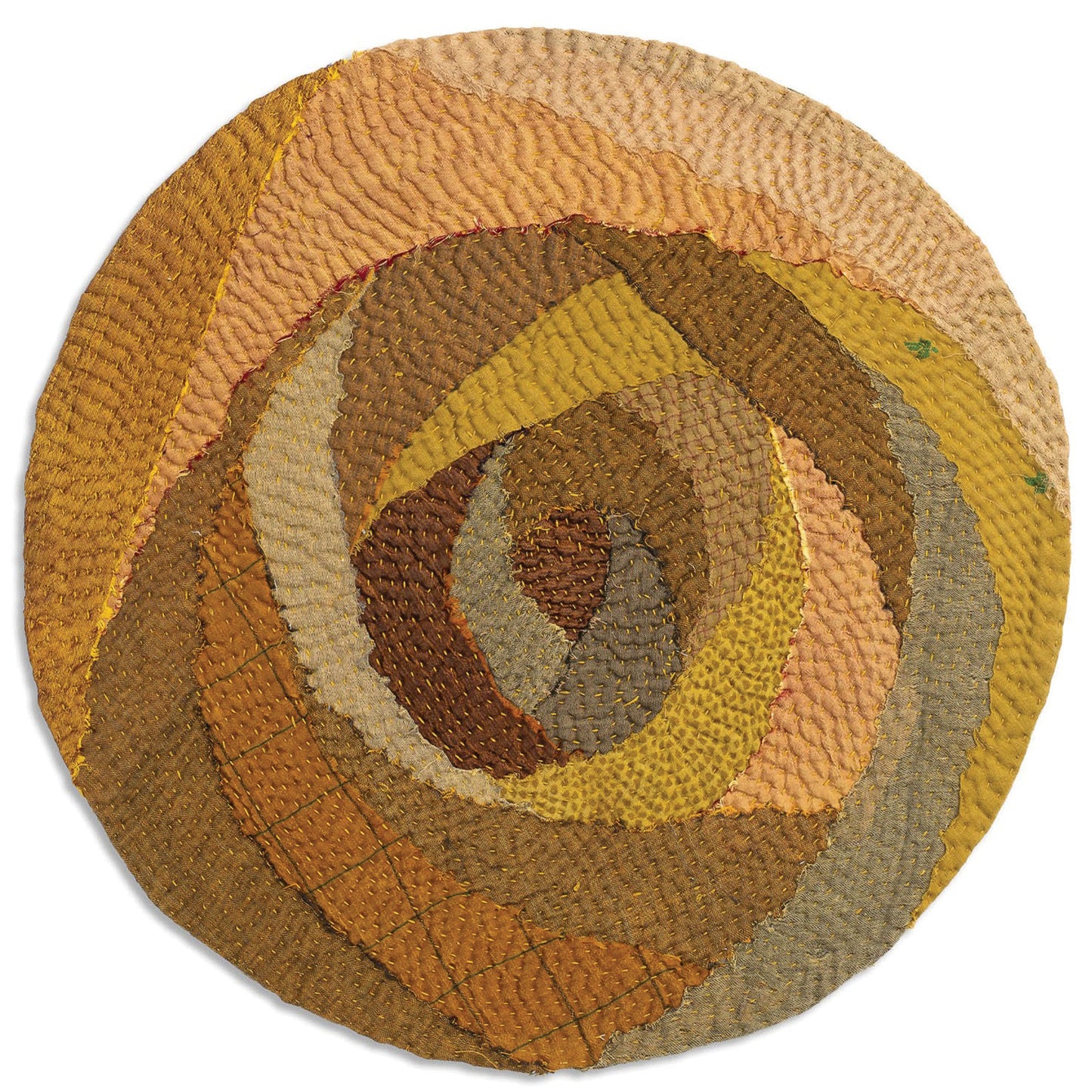 S/2 Umber Fray Patch Rose Placemat