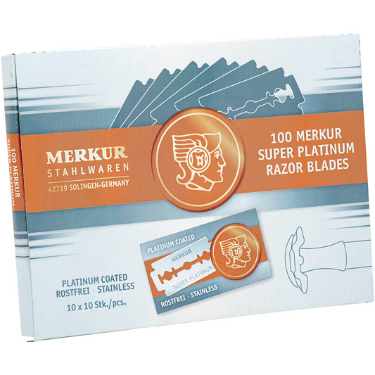 Merkur Super Platinum Razor Blades - 100 Pack