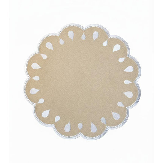 Ivory Petal Spill Proof Placemat