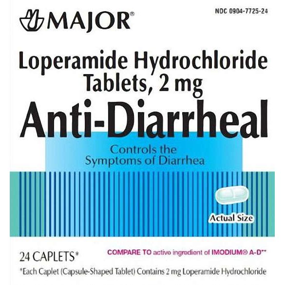 Major Anti-Diarrheal Caplets
