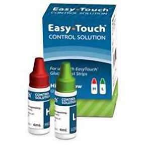 Easy Touch Glucose Control Solution High & Low - 2 Bottles