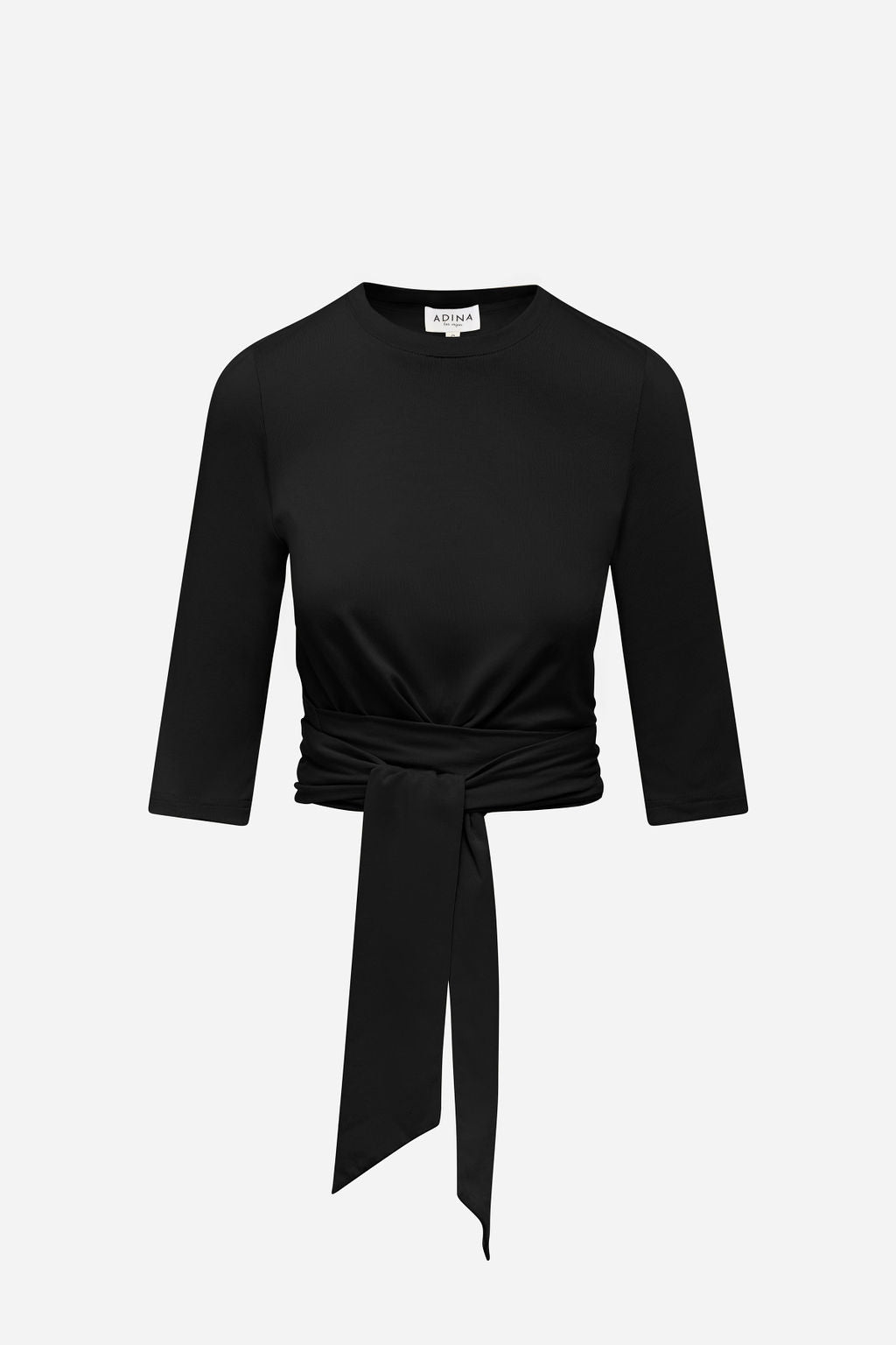 Wraparound Tee- Black