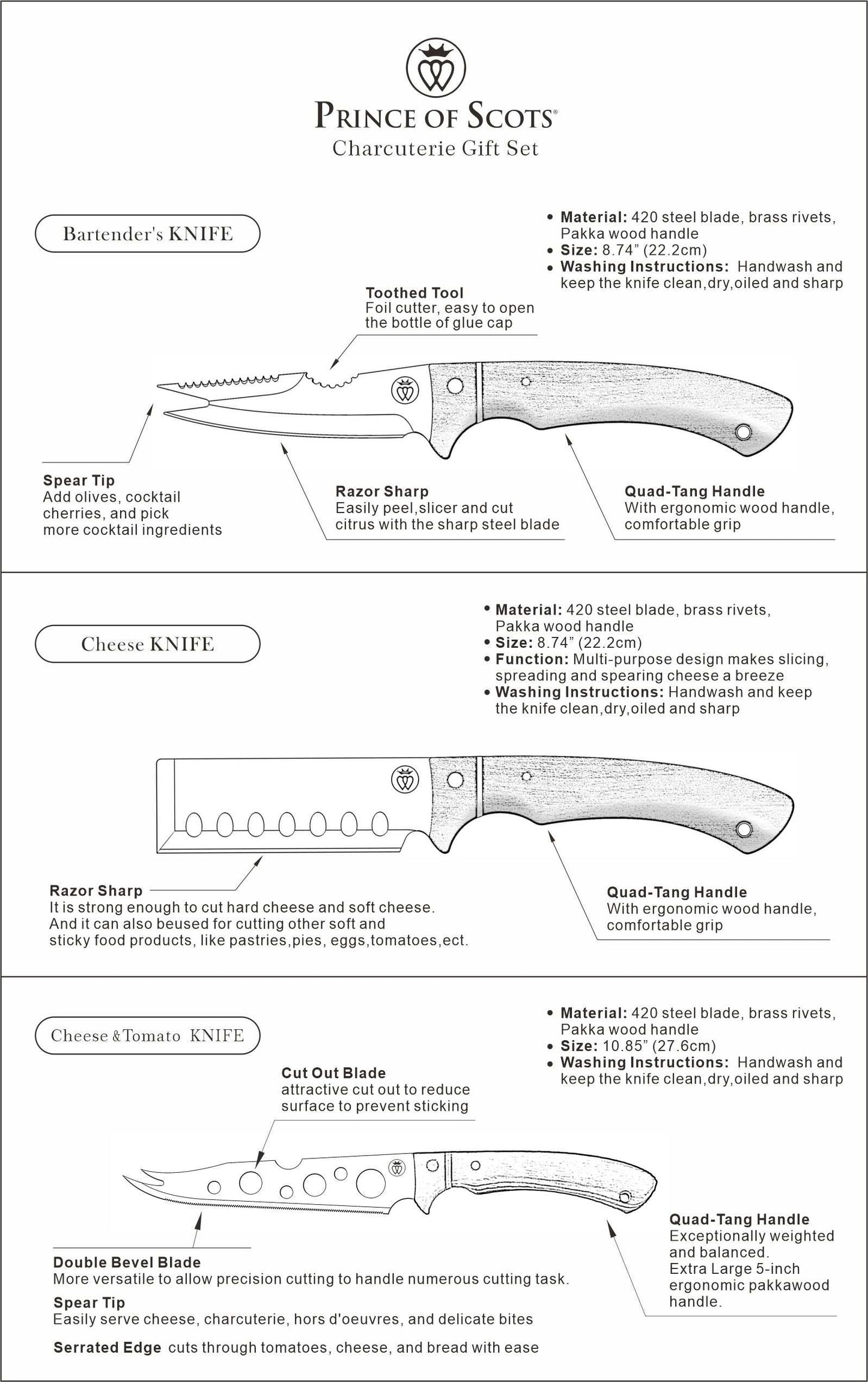 Prince of Scots Charcuterie Gift Set