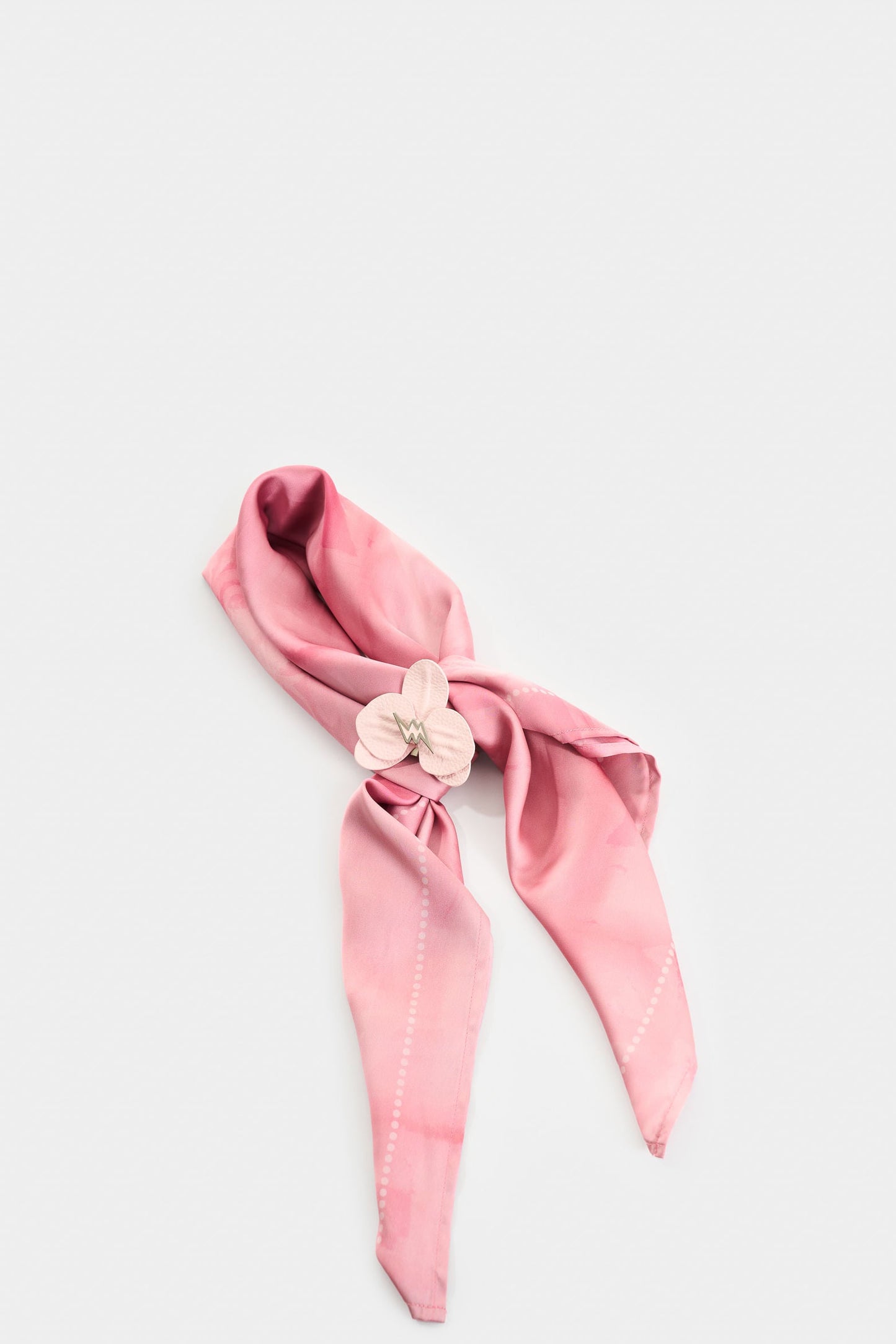 Large leather orchid brooch for women - Osadia Concept Store