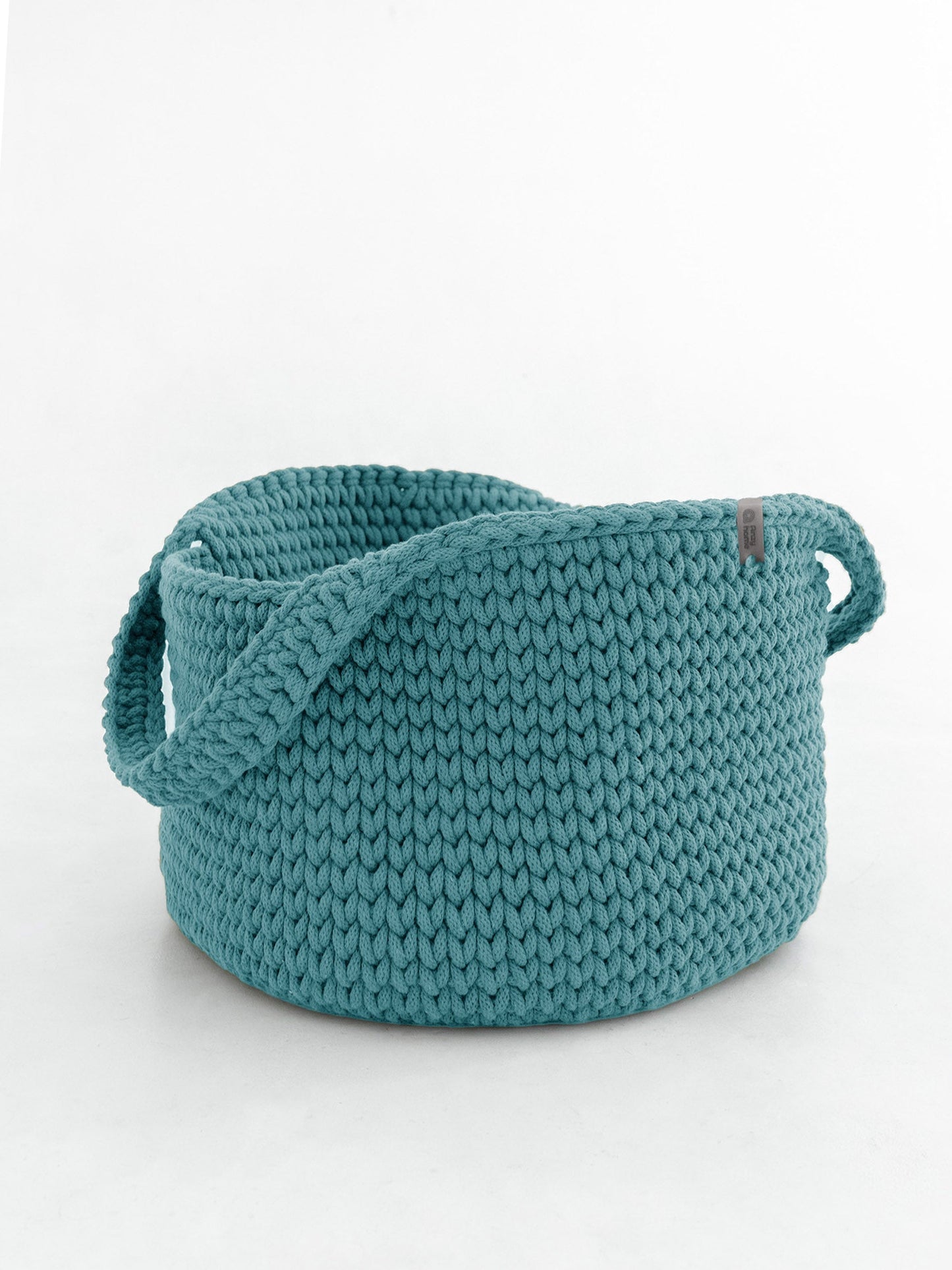 Basket Round with Handles