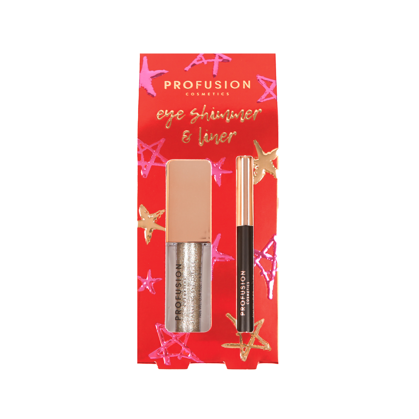 Crimson Eye Shimmer & Eye Liner – 2-Piece Set