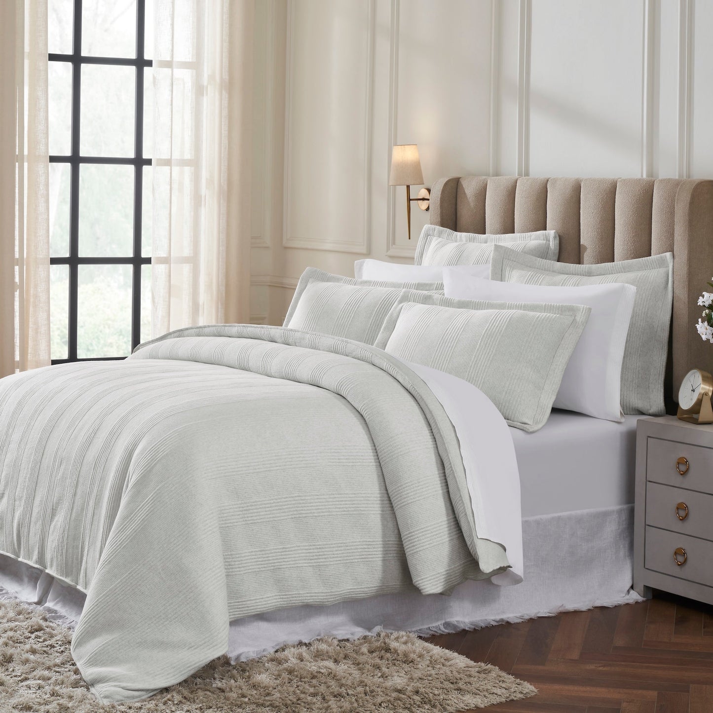 Savoy Quilted Jersey Duvet Cover