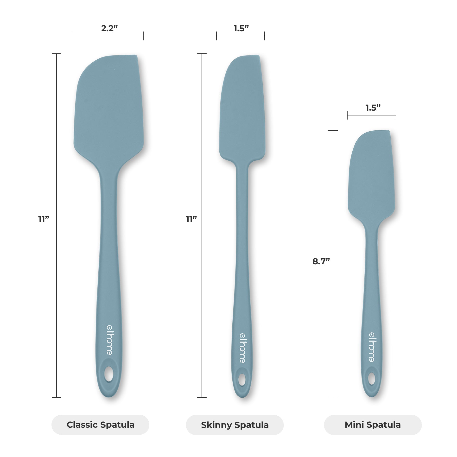 6 Piece Silicone Spatula Set - Osadia Concept Store