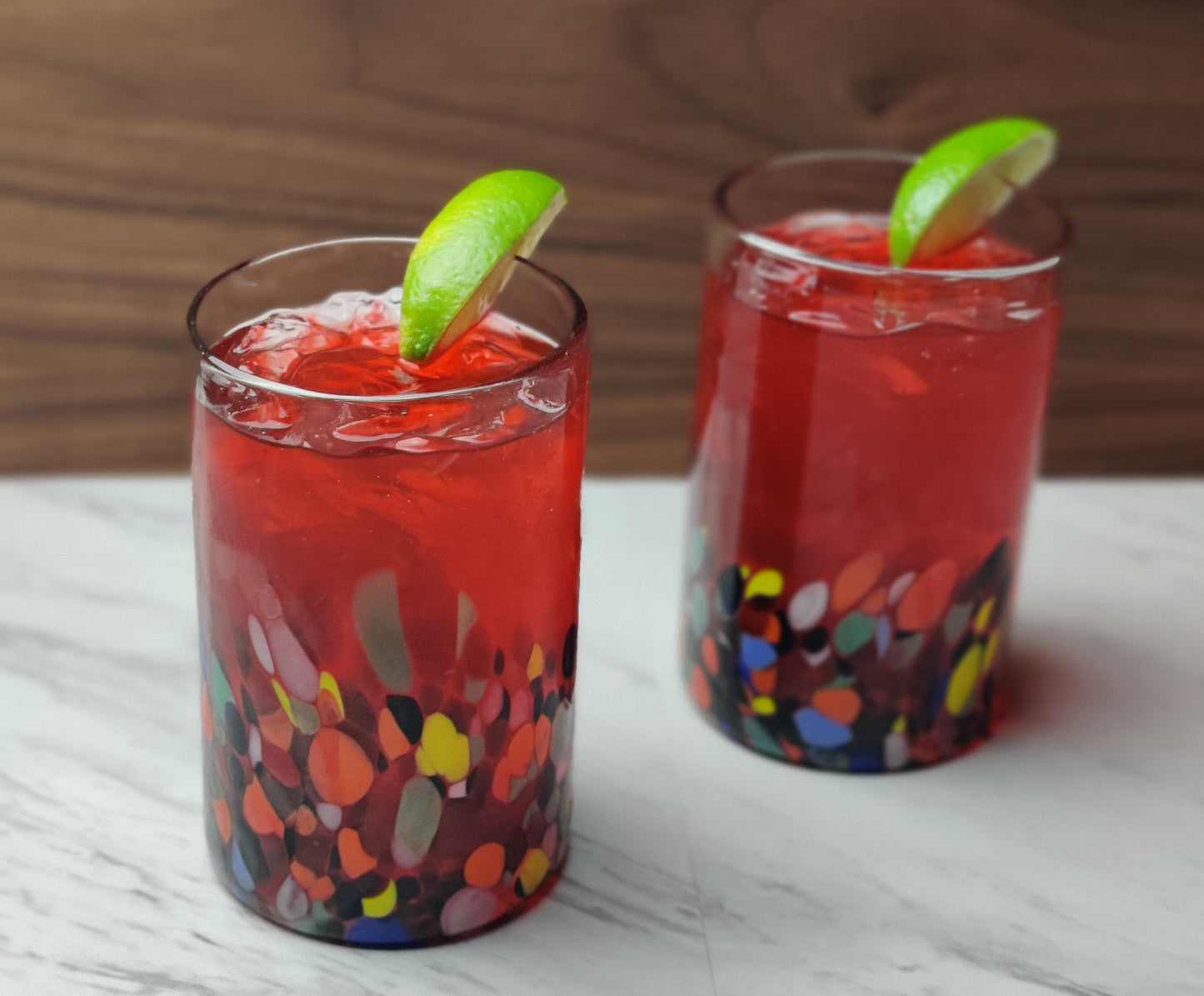 Confetti Carmen Drinking Glasses - Set of 6
