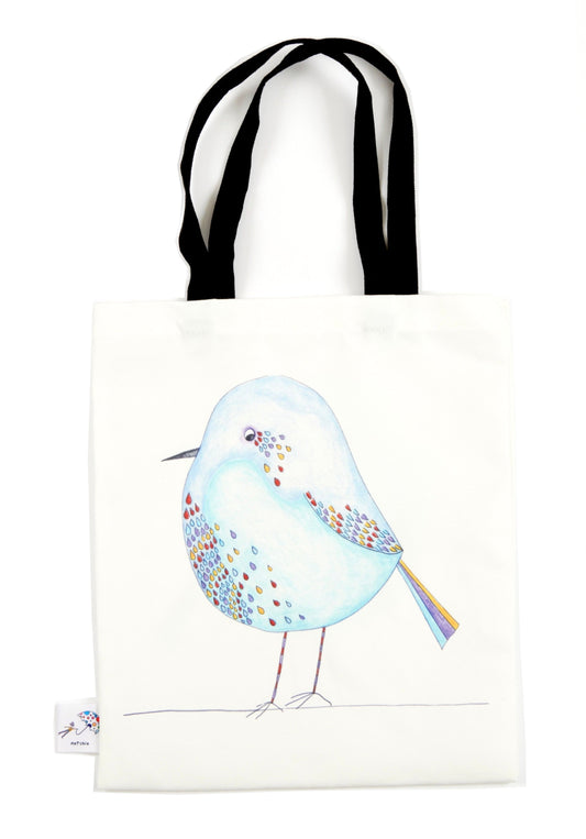 Jean "Bird Bird" Tote Bag