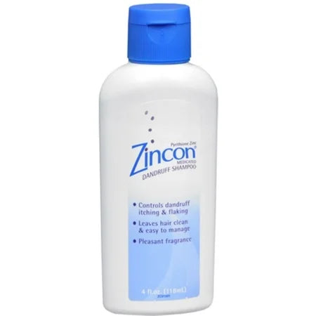 Zincon Medicated Dandruff Shampoo 8 oz