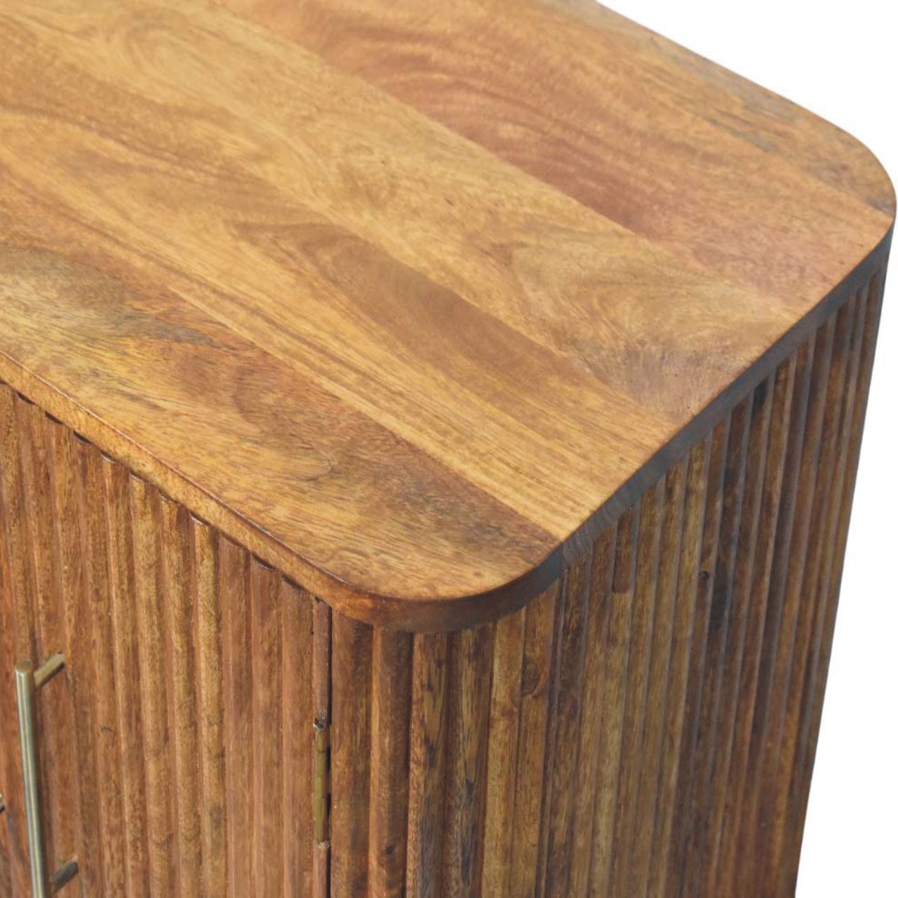 Solid Wood Solis Fluted Cabinet