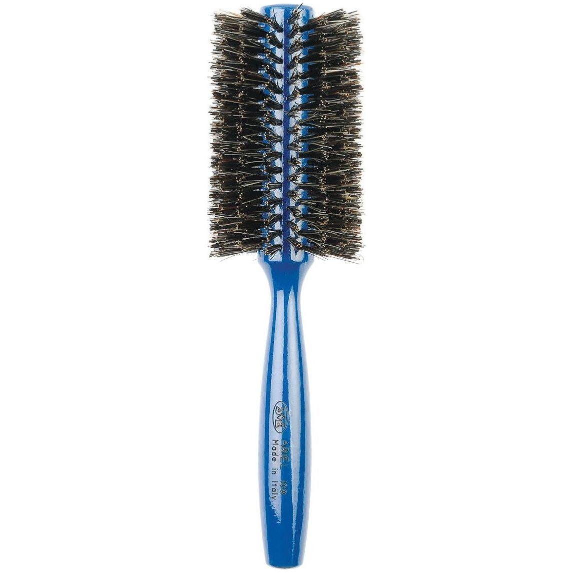 Ariel Blue Italian 3ME Round Boar Bristle Hair Brush