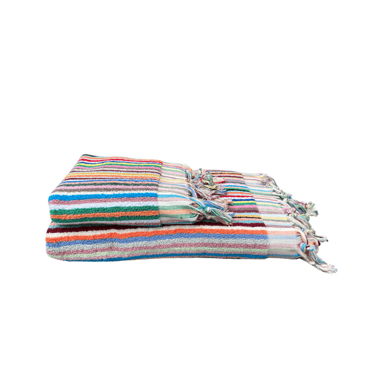 Striped Terry Towel Set